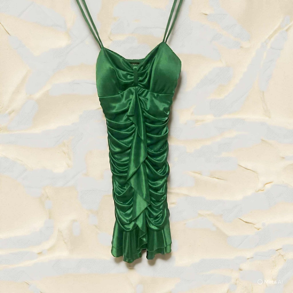 Jodi Kristopher Dress - Green: Size Small